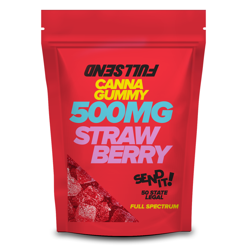 FullSend Delta 8 Canna Gummy 500mg - Strawberry